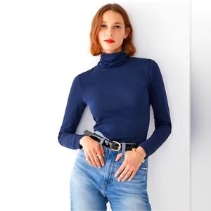 💥J. Crew Tissue Turtleneck Top💥XL💥